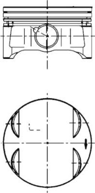 Kolbenschmidt 40087600 - Pistone autozon.pro