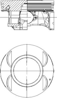 Kolbenschmidt 40199600 - Pistone autozon.pro