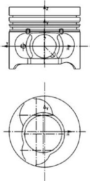 Kolbenschmidt 40190610 - Pistone autozon.pro