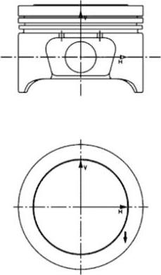 Kolbenschmidt 40161600 - Pistone autozon.pro