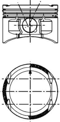 Kolbenschmidt 40355600 - Pistone autozon.pro