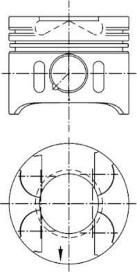 Kolbenschmidt 97482600 - Pistone autozon.pro