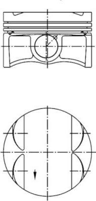 Kolbenschmidt 40303600 - Pistone autozon.pro