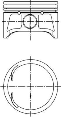 Kolbenschmidt 40302600 - Pistone autozon.pro