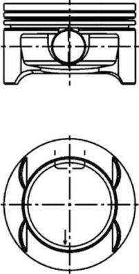 Kolbenschmidt 40386600 - Pistone autozon.pro