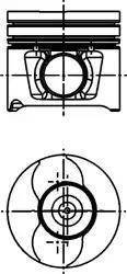 Kolbenschmidt 40218600 - Pistone autozon.pro