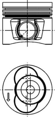Kolbenschmidt 40715600 - Pistone autozon.pro
