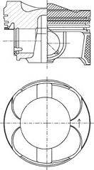 Kolbenschmidt 41 949 600 - Pistone autozon.pro