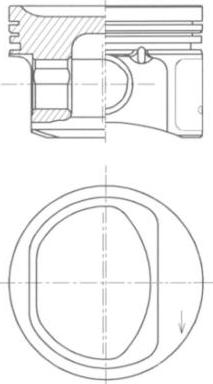 Kolbenschmidt 41526600 - Pistone autozon.pro