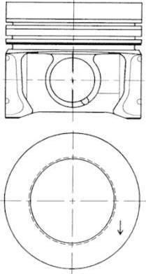 Kolbenschmidt 41095600 - Pistone autozon.pro