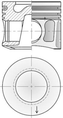 Kolbenschmidt 41008600 - Pistone autozon.pro