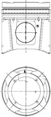 Kolbenschmidt 41012600 - Pistone autozon.pro