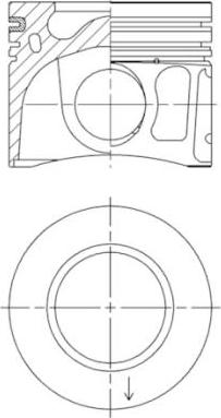 Kolbenschmidt 41765600 - Pistone autozon.pro