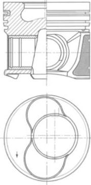 Kolbenschmidt 41158600 - Pistone autozon.pro