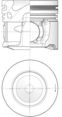 Kolbenschmidt 41253600 - Pistone autozon.pro