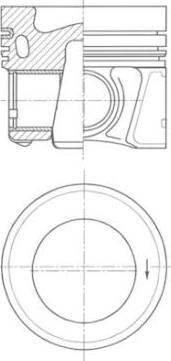 Kolbenschmidt 41270600 - Pistone autozon.pro