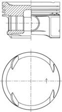 Kolbenschmidt 41725600 - Pistone autozon.pro