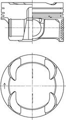 Kolbenschmidt 42099600 - Pistone autozon.pro