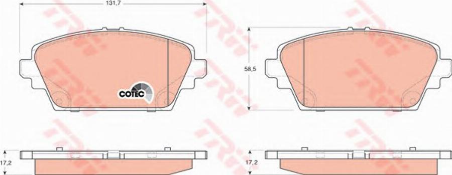 Konstein 5610063 - Kit pastiglie freno, Freno a disco autozon.pro