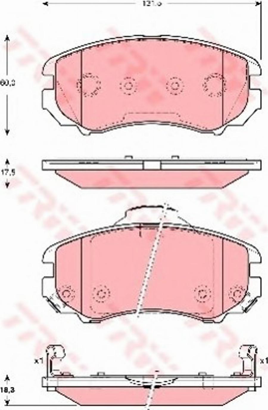 Konstein 5610343 - Kit pastiglie freno, Freno a disco autozon.pro