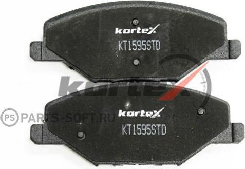 Kortex KT1595STD - Kit pastiglie freno, Freno a disco autozon.pro