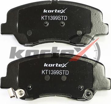 Kortex KT1399STD - Kit pastiglie freno, Freno a disco autozon.pro