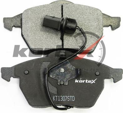 Kortex KT1307STD - Kit pastiglie freno, Freno a disco autozon.pro