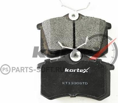 Kortex KT1330STD - Kit pastiglie freno, Freno a disco autozon.pro