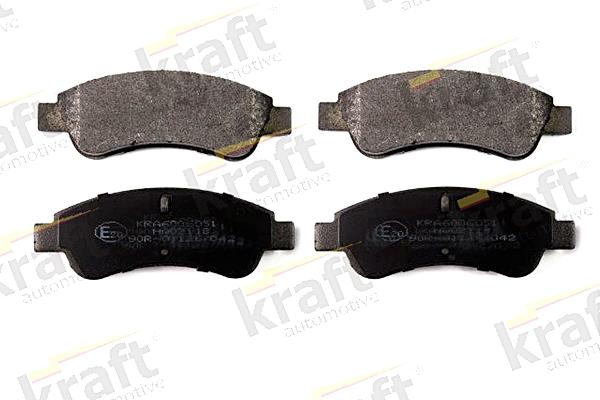 KRAFT AUTOMOTIVE 6006051 - Kit pastiglie freno, Freno a disco autozon.pro