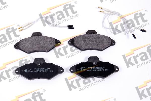 KRAFT AUTOMOTIVE 6006020 - Kit pastiglie freno, Freno a disco autozon.pro