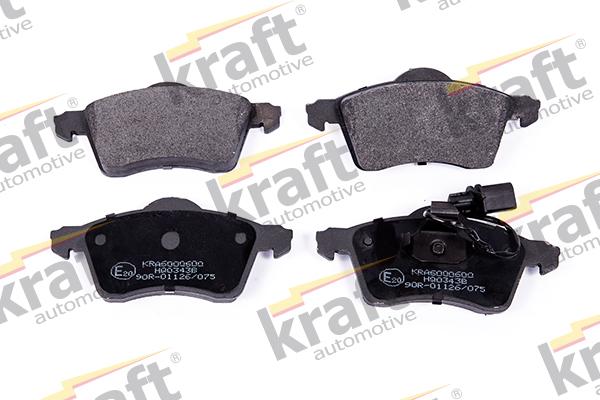 KRAFT AUTOMOTIVE 6000600 - Kit pastiglie freno, Freno a disco autozon.pro