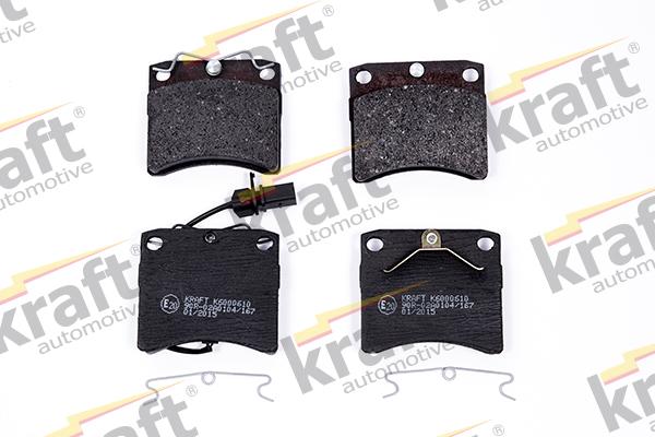 KRAFT AUTOMOTIVE 6000610 - Kit pastiglie freno, Freno a disco autozon.pro