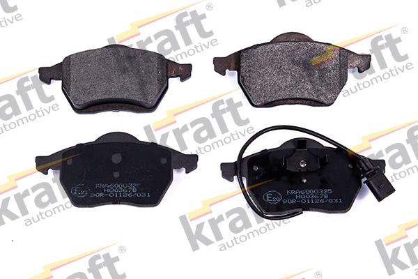 KRAFT AUTOMOTIVE 6000325 - Kit pastiglie freno, Freno a disco autozon.pro