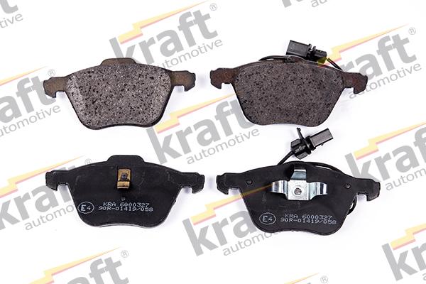 KRAFT AUTOMOTIVE 6000327 - Kit pastiglie freno, Freno a disco autozon.pro