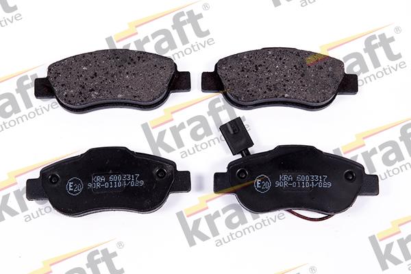 KRAFT AUTOMOTIVE 6003317 - Kit pastiglie freno, Freno a disco autozon.pro