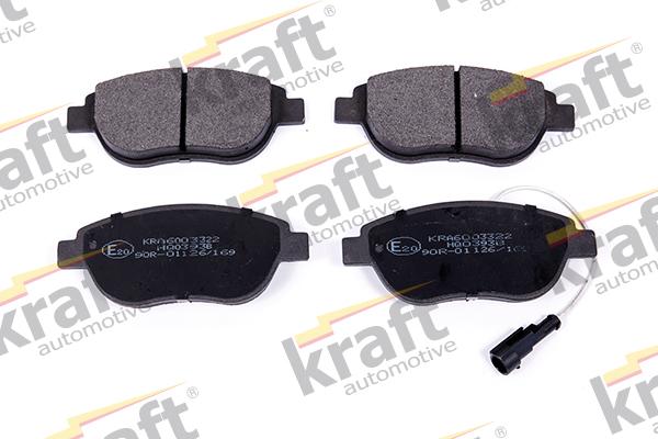 KRAFT AUTOMOTIVE 6003322 - Kit pastiglie freno, Freno a disco autozon.pro