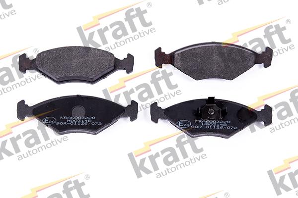 KRAFT AUTOMOTIVE 6003220 - Kit pastiglie freno, Freno a disco autozon.pro