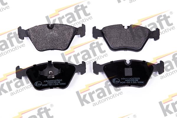 KRAFT AUTOMOTIVE 6002500 - Kit pastiglie freno, Freno a disco autozon.pro