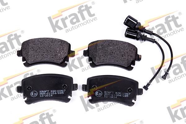 KRAFT AUTOMOTIVE 6010907 - Kit pastiglie freno, Freno a disco autozon.pro