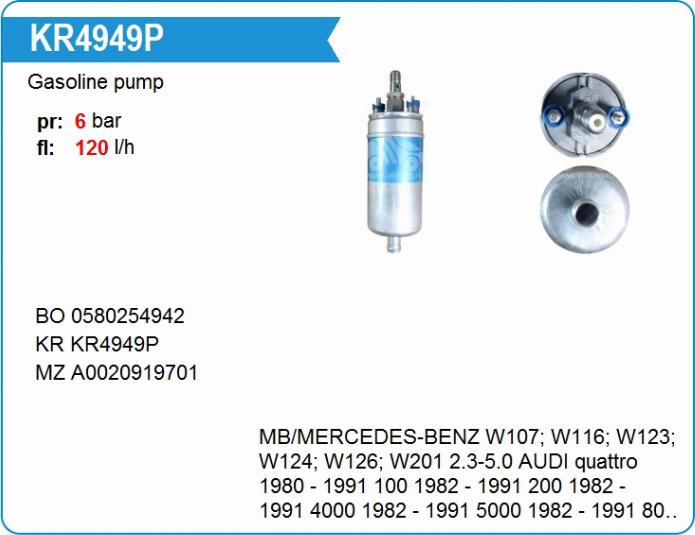 Krauf KR4949P - Pompa carburante autozon.pro