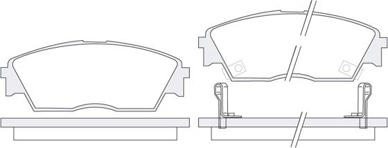 KSH EUROPE 1850.0058066 - Kit pastiglie freno, Freno a disco autozon.pro