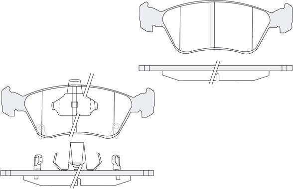 KSH EUROPE 1850.0058015 - Kit pastiglie freno, Freno a disco autozon.pro