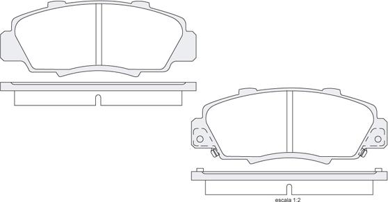 KSH EUROPE 1850.0058087 - Kit pastiglie freno, Freno a disco autozon.pro