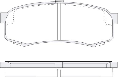 DJ Parts BP1009 - Kit pastiglie freno, Freno a disco autozon.pro