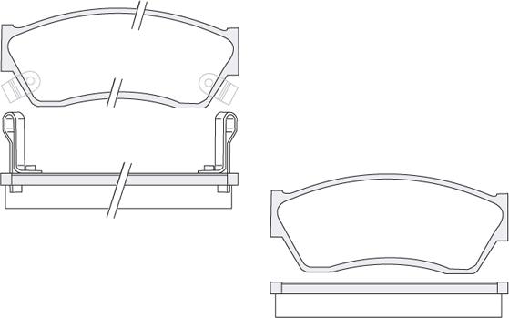 KSH EUROPE 1850.0058111 - Kit pastiglie freno, Freno a disco autozon.pro