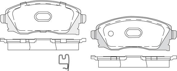 KSH EUROPE 1850.0058203 - Kit pastiglie freno, Freno a disco autozon.pro