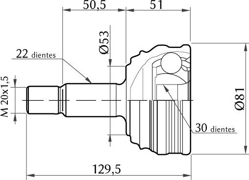 KSH EUROPE 1860.0068018 - Kit giunti, Semiasse autozon.pro