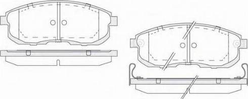 KSH EUROPE 1850.0058106 - Kit pastiglie freno, Freno a disco autozon.pro