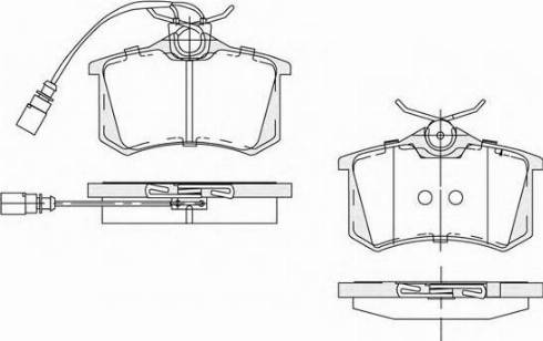 KSH EUROPE 1850.0058204 - Kit pastiglie freno, Freno a disco autozon.pro