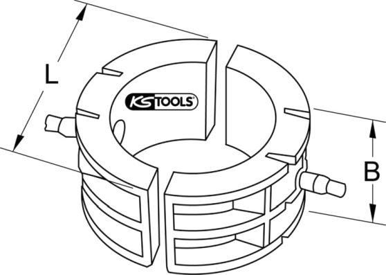 KS Tools 400.1155 - Attrezzo montaggio, Albero a camme autozon.pro